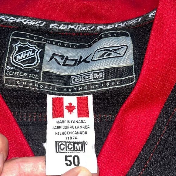 Authentic Chicago Blackhawks Patrick Sharp #10 Reebok Center Ice NHL Hockey Jers - Picture 4 of 12